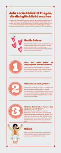 Jahresrückblick: 3 Fragen, die eich glücklich machen